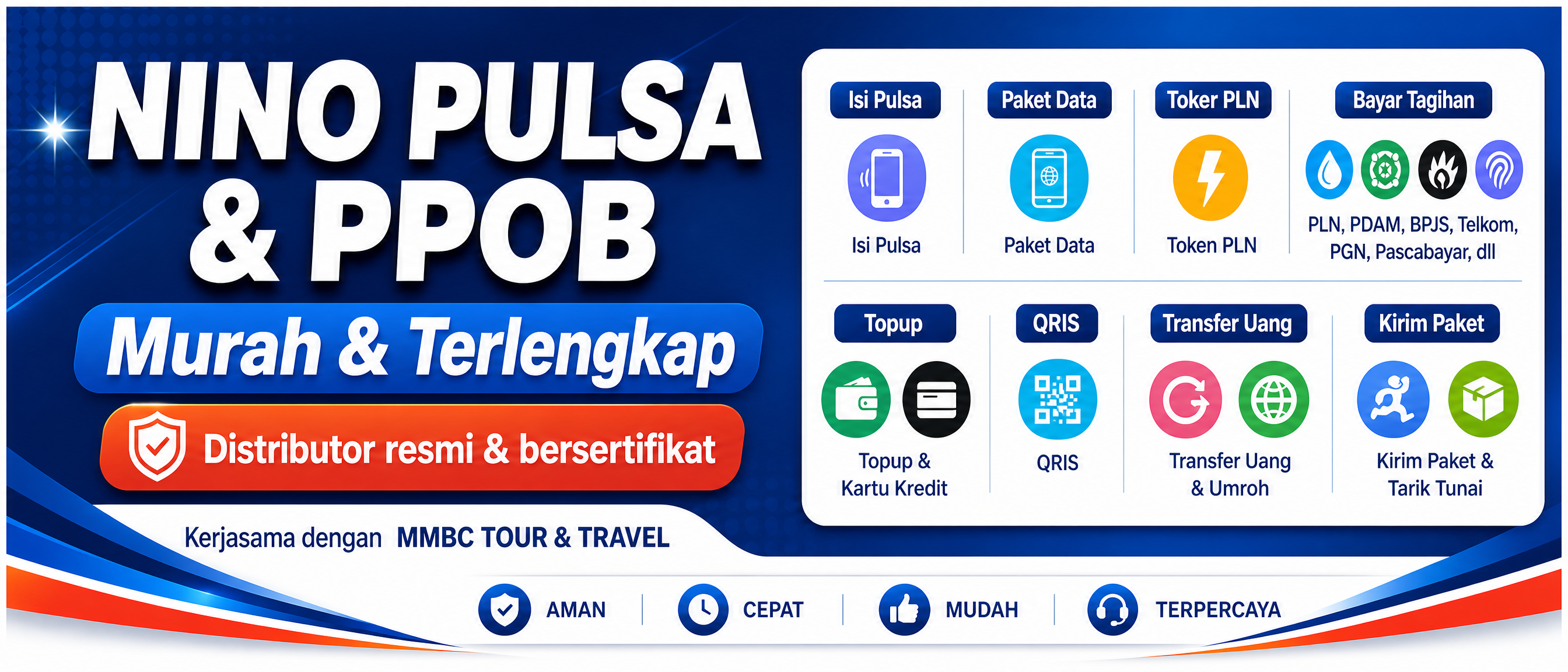 Banner NINO PULSA & PPOB
